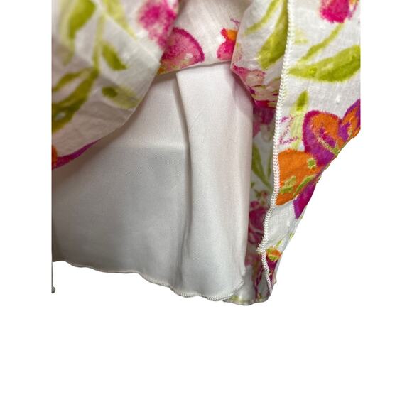 Speechless Strapless Mini Dress Size 7 Cute Retro Floral Style Summer Party - Picture 7 of 8